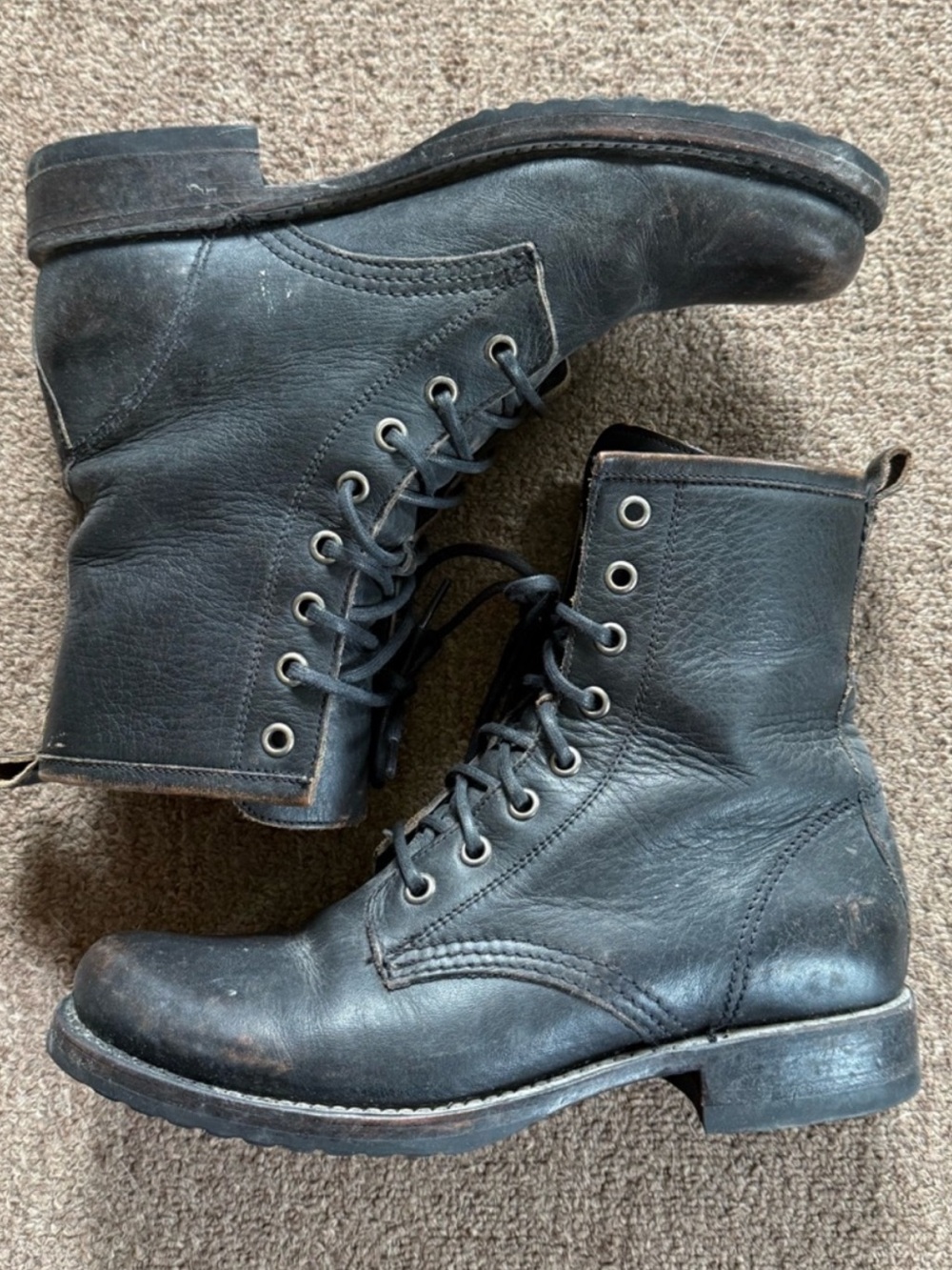 Frye Combat Boots